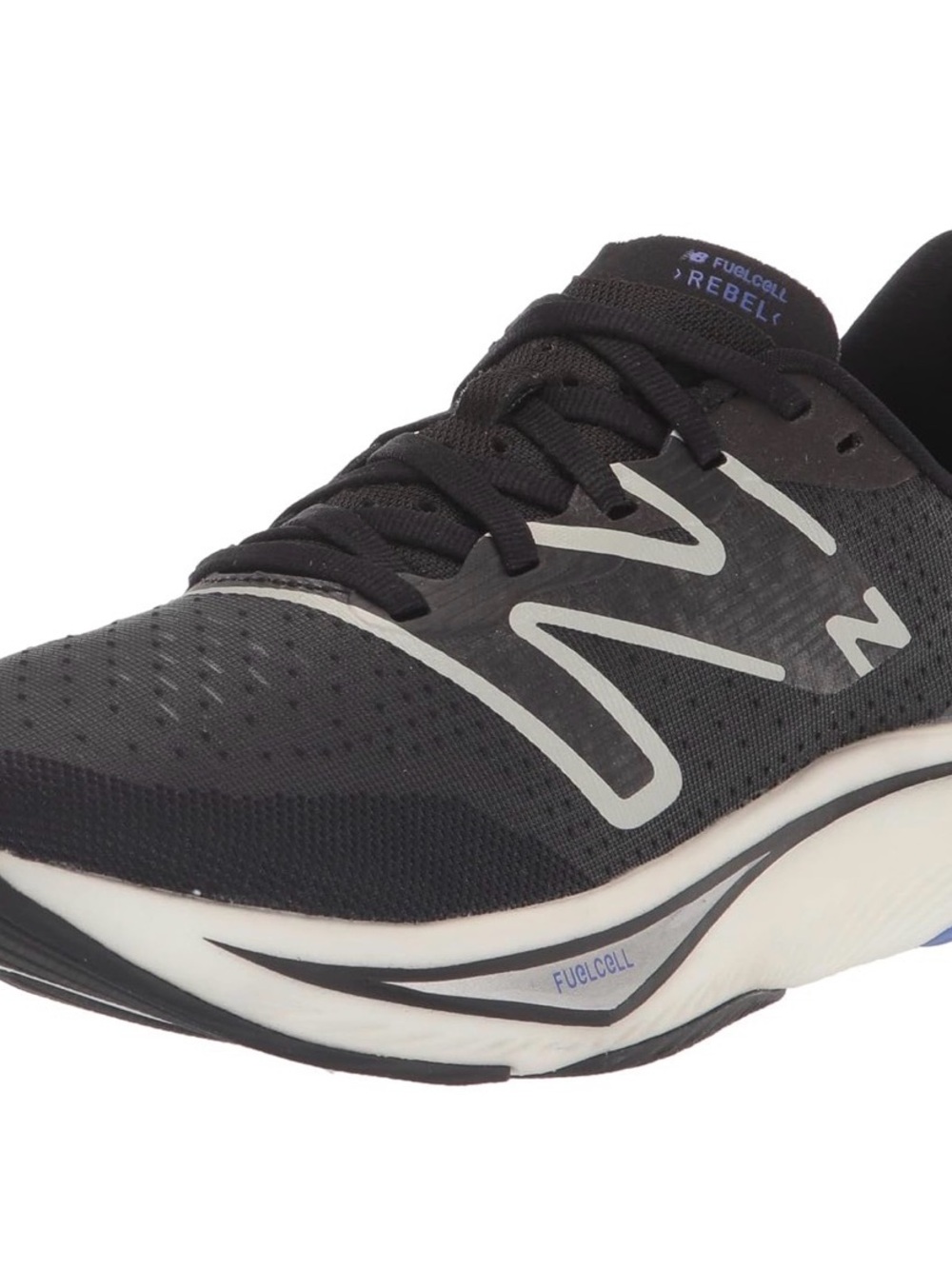 New Balance Men's Black and White FuelCell Running Sneaker
